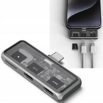 Adapteris SATECHI USB-C į USB-C, 100W PD, DP 1.4, Micro/SD UHS-I, Mobile XR Hub