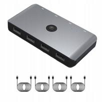 USB 3.0 perjungiklis KVM Switch 2 įrenginiams