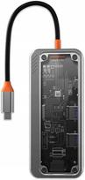 USB-C adapteris 8-in-1 su HDMI, 4K Ethernet, USB 3.0 ir USB 2.0