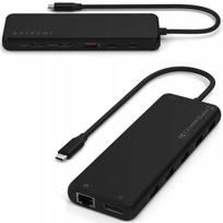 USB-C daugiafunkcis SATECHI 13in1 adapteris: 6x USB-A, 2x USB-C, 2x HDMI, Ethernet, DP 1.4