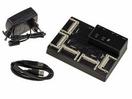 Kompaktiškas USB 3.0 kortelių skaitytuvas su 5 Compact Flash lizdais