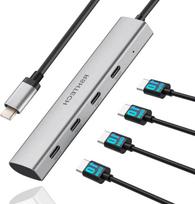 USB šakotuvas, 4 lizdai (5908040762832)