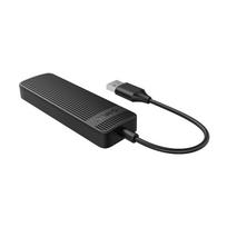 USB šakotuvas ORICO FL02, 4 lizdai, USB-A 2.0, juodas