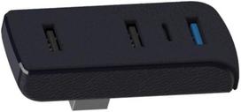 USB šakotuvas TESLA Model 3/Y, 4 lizdai, pirštinių skyriui, 2024–2025
