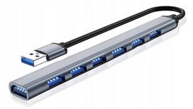 USB šakotuvas, 1x USB 3.0, 6x USB 2.0