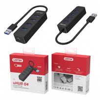 USB 3.0 šakotuvas, 4 USB-A jungtys, 5Gbps, USB-C maitinimas