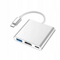 USB-C adapteris su HDMI, USB 3.0 ir Thunderbolt, suderinamas su Macbook M1/M2/M3