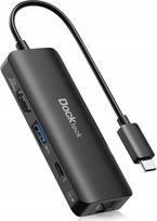 USB-C šakotuvas Dockteck su Ethernet ir 4K palaikymu