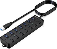 USB šakotuvas 7 lizdų 5908040593917