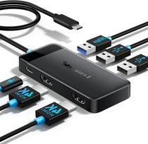USB šakotuvas Lemorele, 6 lizdai