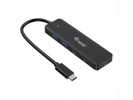 USB šakotuvas Equip 4 lizdų, 2x USB-C ir 2x USB-A, USB 3.2 Gen 1