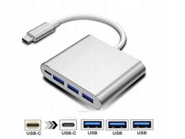 USB-C 3.1 šakotuvas su 3 USB 3.0 ir USB-C lizdais