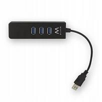 USB šakotuvas su LAN, 4-in-1, EWENT EW1140