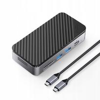 Doko stotelė ORICO M2P7, USB-C, 9 jungtys, su M.2 NVMe lizdu