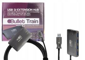 Optinis USB 3.1 laidas AVPro Edge Bullet Train su aktyviu 5G HUB, 20 m