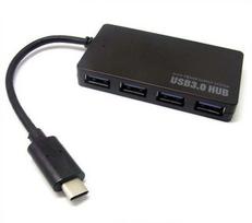 USB-C šakotuvas, 4 x USB 3.0 lizdai