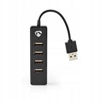 USB šakotuvas Nedis UHUBU2420BK, 4 x USB-A lizdai