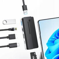 USB-C 6in1 dokas BYEASY Microsoft Surface Pro 9, HDMI 4K 60Hz