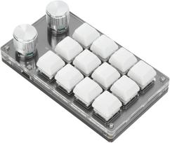 Mechaninė klaviatūra su 12 programuojamų mygtukų ir RGB ratuku