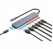 USB šakotuvas Platinet 46236, 7 lizdų