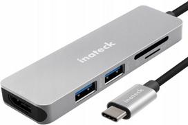 USB-C hubas su HDMI ir USB jungtimis, 5-in-1 dokas