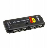 USB šakotuvas ESPERANZA, 4 lizdai, USB 2.0