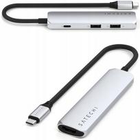 USB-C šakotuvas SATECHI su HDMI 4K, 2x USB-A, USB-C