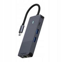 USB-C daugiafunkcis adapteris RAPOO UCM-2004, 8 viename