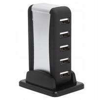 USB šakotuvas su 7 prievadais ir maitinimu