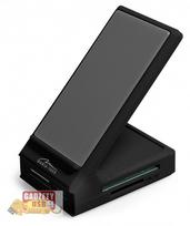 Kortelių skaitytuvas, USB šakotuvas ir laikiklis Media-tech Mobile Combo 3in1
