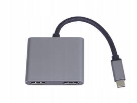 USB-C šakotuvas 4-in-1: HDMI, USB 3.0, PD 100W įkrovimas