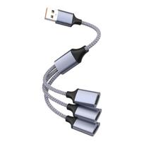 USB šakotuvas Leloco LYMUS001, 2 arba 3 portų, OTG Y kabelis