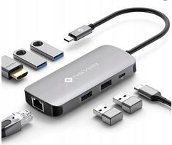 USB-C šakotuvas 7-iš-1 su HDMI