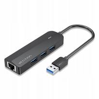 Tinklo adapteris Vention 5-in-1, 1Gb/s, USB-A į RJ45