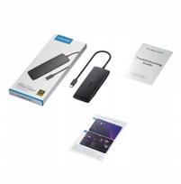 USB-C daugiafunkcis adapteris Lemorele TC510, HDMI, 3x USB, SD kortelių skaitytuvas, 100W