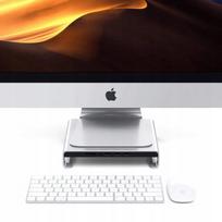 iMac stovas su Satechi aliuminio USB-C šakotuvu
