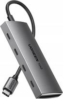 Adapteris UGREEN 4in1, 2 USB-C, 2 USB-A, 10Gbps, 4 jungtys