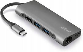 Kelių jungčių adapteris 7‑in‑1: USB‑C, HDMI, Ethernet, USB‑A, kortelių skaitytuvas