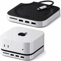 Adapteris stovas SATECHI Mac Mini M6 / M5 Pro / M4 su USB-C ir 3 USB-A jungtimis