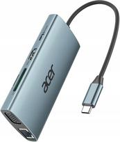 USB C 9in1 adapteris su HDMI, VGA, Ethernet, PD 100W, Acer, MacBook, Dell