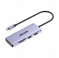 USB-C 8-in-1 adapteris: HDMI 4K, VGA, SD/TF, PD, skirtas MacBook
