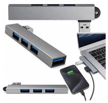 USB šakotuvas, 4 jungtys, 2.0/3.0, pilkas