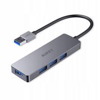 USB šakotuvas, 4 x USB-A 3.0 jungtys, skirtas nešiojamam kompiuteriui