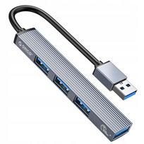 USB šakotuvas Orico, 1x USB-A 3.1, 3x USB-A 2.0, 5Gbps, aliuminis