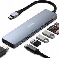 USB šakotuvas Benfei 00001, 7 lizdai