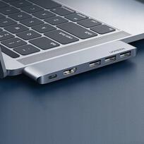 Daugiafunkcis USB-C hubas MacBook Pro/Air su HDMI ir USB lizdais