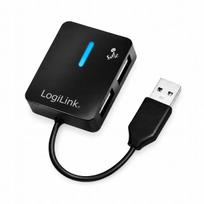 USB šakotuvas LogiLink, 4 lizdai, USB 2.0, su LED, Plug&Play