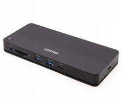 KVM jungiklis Unitek 2x USB-C, HDMI, USB, Micro SD