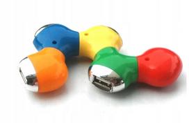 USB šakotuvas, 4 lizdai, 2.0, Micro USB, pasukamas
