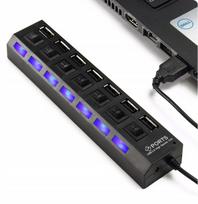 USB šakotuvas, 7 lizdai